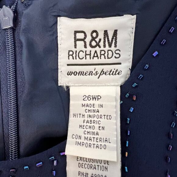 R&M Richards Deep Blue Maxi Dress - Picture 7 of 10